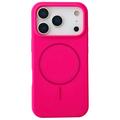 iPhone 18 Pro Max Liquid Silikone Cover - MagSafe Kompatibel - Hot Pink