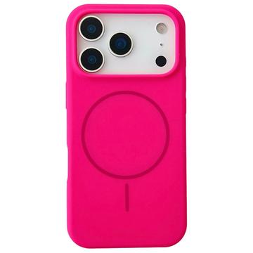 iPhone 18 Pro Max Liquid Silikone Cover - MagSafe Kompatibel - Hot Pink