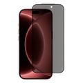 iPhone 18 Pro Max Privacy Full Cover Skærmbeskyttelse Hærdet Glas med Støvtæt Net
