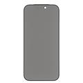 iPhone 18 Pro Max Privacy Full Cover Skærmbeskyttelse Hærdet Glas med Støvtæt Net