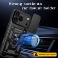 iPhone 18 Pro Max Roterende Ring Hybrid Cover med Kameraskjold