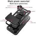 iPhone 18 Pro Max Roterende Ring Hybrid Cover med Kameraskjold