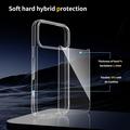 iPhone 18 Pro Max Ridsefast Hybrid Cover - Gennemsigtig