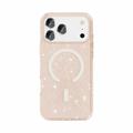 iPhone 18 Pro Max Stylish Glitter Series Hybrid Cover - MagSafe kompatibel - Guld