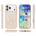 iPhone 18 Pro Max Stylish Glitter Series Hybrid Cover - MagSafe kompatibel - Guld