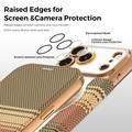 iPhone 18 Pro Max Stilfuldt magnetisk flip-etui med RFID-kortpladser - brun