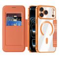 iPhone 18 Pro Max Stilfuldt magnetisk flip-etui med RFID-kortpladser
