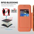 iPhone 18 Pro Max Stilfuldt magnetisk flip-etui med RFID-kortpladser