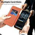 iPhone 18 Pro Max Stilfuldt magnetisk flip-etui med RFID-kortpladser