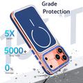 iPhone 18 Pro Max Tofarvet hybrid cover - MagSafe-kompatibel - Blå
