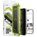 iPhone 18 Pro Ringke Easy Slide Privacy Skærmbeskyttelse Hærdet Glas - 2 stk.