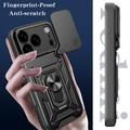 iPhone 18 Pro Roterende Ring Hybrid Cover med Kameraskjold