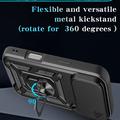 iPhone 18 Pro Roterende Ring Hybrid Cover med Kameraskjold