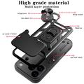 iPhone 18 Pro Roterende Ring Hybrid Cover med Kameraskjold