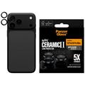 iPhone 18 Pro/18 Pro Max PanzerGlass Hoops Ceramic II kameraglasbeskyttelse - Sort