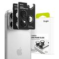 iPhone 18 Pro/18 Pro Max Ringke Kamera Linse Hærdet Glas Beskytter - 2 Stk. - Sort