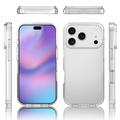 iPhone 18 Pro Ridsefast Hybrid Cover - Gennemsigtig
