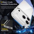 iPhone 18 Pro Ridsefast Hybrid Cover - Gennemsigtig