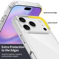 iPhone 18 Pro Ridsefast Hybrid Cover - Gennemsigtig