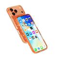 iPhone 18 Pro Stylish Glitter Series Hybrid Cover - MagSafe kompatibel - Orange