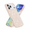 iPhone 18 Pro Stylish Glitter Series Hybrid Cover - MagSafe kompatibel - Guld