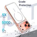 iPhone 18 Pro Tofarvet hybrid cover - MagSafe-kompatibel - hvid