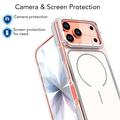 iPhone 18 Pro Tofarvet hybrid cover - MagSafe-kompatibel - hvid