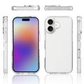 iPhone 18 Ridsefast Hybrid Cover - Gennemsigtig