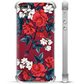 iPhone 5/5S/SE Hybrid Cover - Vintage Blomster
