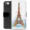 iPhone 5/5S/SE Premium Flip Cover med Pung - Paris