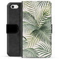 iPhone 5/5S/SE Premium Flip Cover med Pung - Tropic