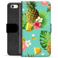 iPhone 5/5S/SE Premium Flip Cover med Pung - Sommer