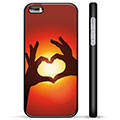 iPhone 5/5S/SE Beskyttende Cover - Hjertesilhuet