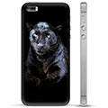 iPhone 5/5S/SE TPU Cover - Sort Panter
