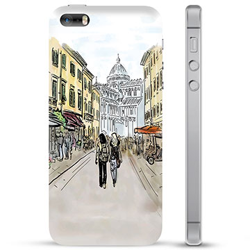 iPhone 5/5S/SE TPU Cover - Italiensk Gade