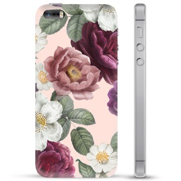 iPhone 5/5S/SE TPU Cover - Romantiske Blomster