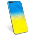 iPhone 5/5S/SE TPU Cover Ukrainsk Flag - Tofarvet