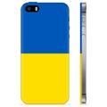 iPhone 5/5S/SE TPU Cover Ukrainsk Flag - Gul og lyseblå