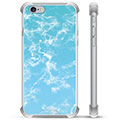 iPhone 6 / 6S Hybrid Cover - Blå Marmor