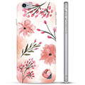 iPhone 6 / 6S TPU Cover - Lyserøde Blomster