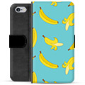 iPhone 6 / 6S Premium Flip Cover med Pung - Bananer