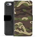 iPhone 6 / 6S Premium Flip Cover med Pung - Camo