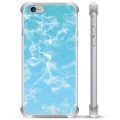 iPhone 6 Plus / 6S Plus Hybrid Cover - Blå Marmor