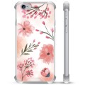 iPhone 6 Plus / 6S Plus Hybrid Cover - Lyserøde Blomster