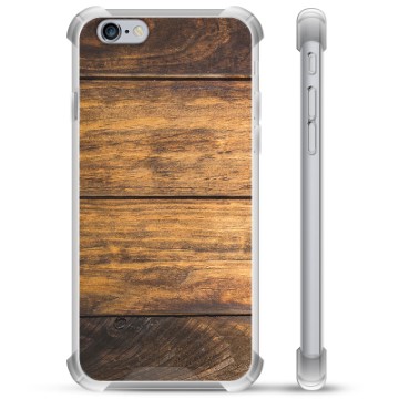 iPhone 6 Plus / 6S Plus Hybrid Cover - Træ