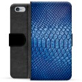 iPhone 6 / 6S Premium Flip Cover med Pung - Læder