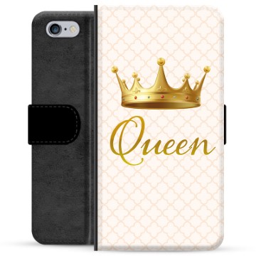 iPhone 6 Plus / 6S Plus Premium Flip Cover med Pung - Dronning