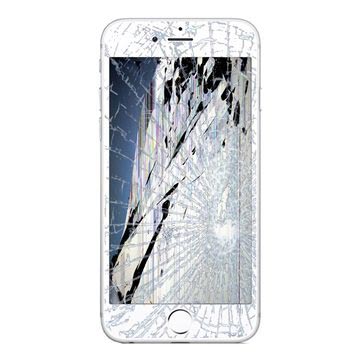 iPhone 6S Plus Skærm Reparation - LCD/Touchskærm - Hvid - Original Kvalitet