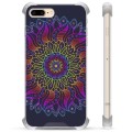 iPhone 7 Plus / iPhone 8 Plus Hybrid Cover - Farverig Mandala