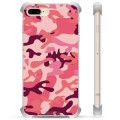 iPhone 7 Plus / iPhone 8 Plus Hybrid Cover - Pink Camouflage